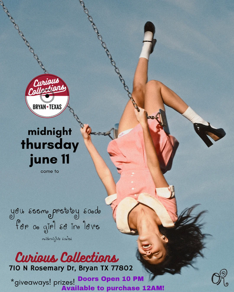 Olivia Rodrigo Midnight Listening Party At Curious Collections: Join Us June 11 at 10 PM!