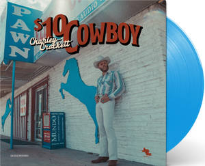 Pre-order Charley Crockett's "$10 Cowboy" on Indie Exclusive Transparent Blue Vinyl