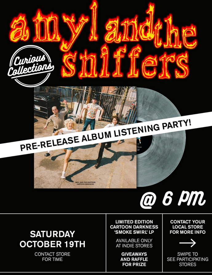 Amyl And The Sniffers "Cartoon Darkness" Early Listening Party - Saturday, October 19th @ 6 PM