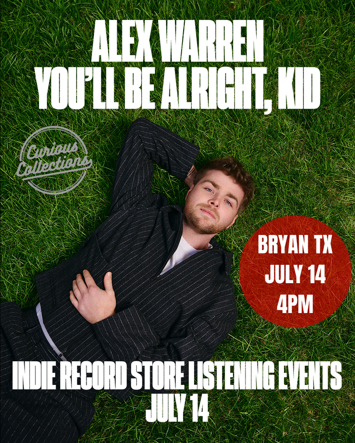 Alex Warren "You'll Be Alright, Kid" Nationwide Indie Record Store Listening Party