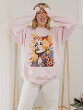 Dolly Parton Mural Pink Licensed Sweatshirt : M