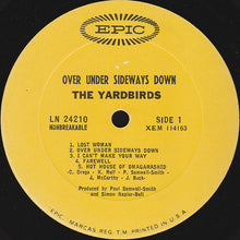 The Yardbirds : Over Under Sideways Down (LP, Album, Mono, Ter)
