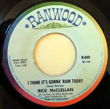 Rick McClellan : Frozen Sunshine / I Think It's Gonna Rain Today (7", Single)