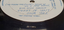 The Who : Live At Leeds (LP, Album, RE, RP, Red)