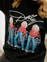 Dolly Parton Triple Threat Black Licensed Sweatshirt: XL