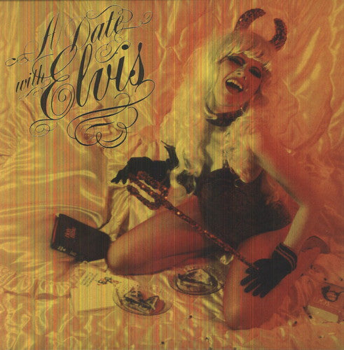 the album cover for Unknown Artist - Date With Elvis (Orange Vinyl) [Import]