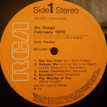 Elvis Presley : On Stage-February, 1970 (LP, Album, RE, Gat)