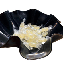1 Black Repurposed Vinyl Record Bowl