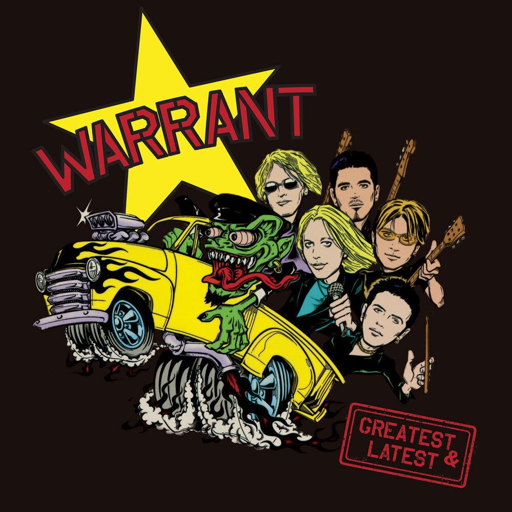 the album cover for Warrant - Greatest & Latest