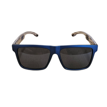 HU WOOD Square Sunglasses For Men Polarized Mirror UV400