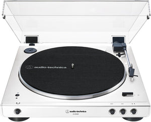 Audio Technica AT-LP60XBT-WW Turntable Bluetooth Fully Automatic (White)