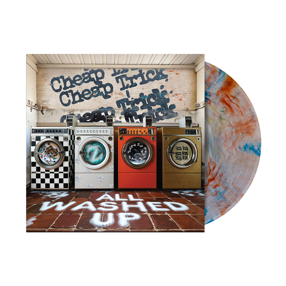 Pre-Order: Cheap Trick * All Washed Up [Indie Exclusive Orange/Blue Marble LP]