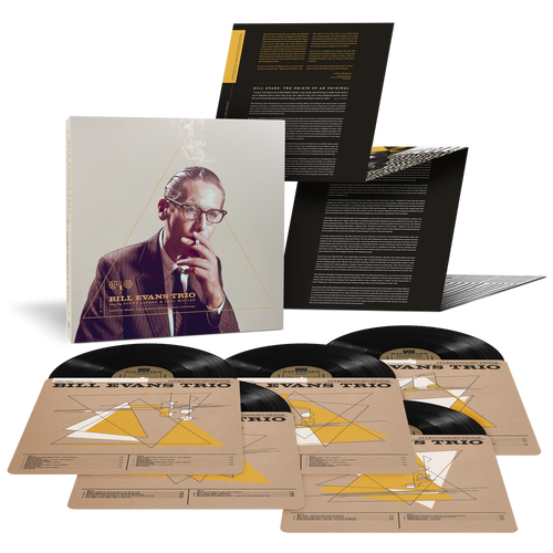 the album cover for Bill Evans Trio - Haunted Heart: The Legendary Riverside Studio Recordings - (Remastered 2025) [5LP]