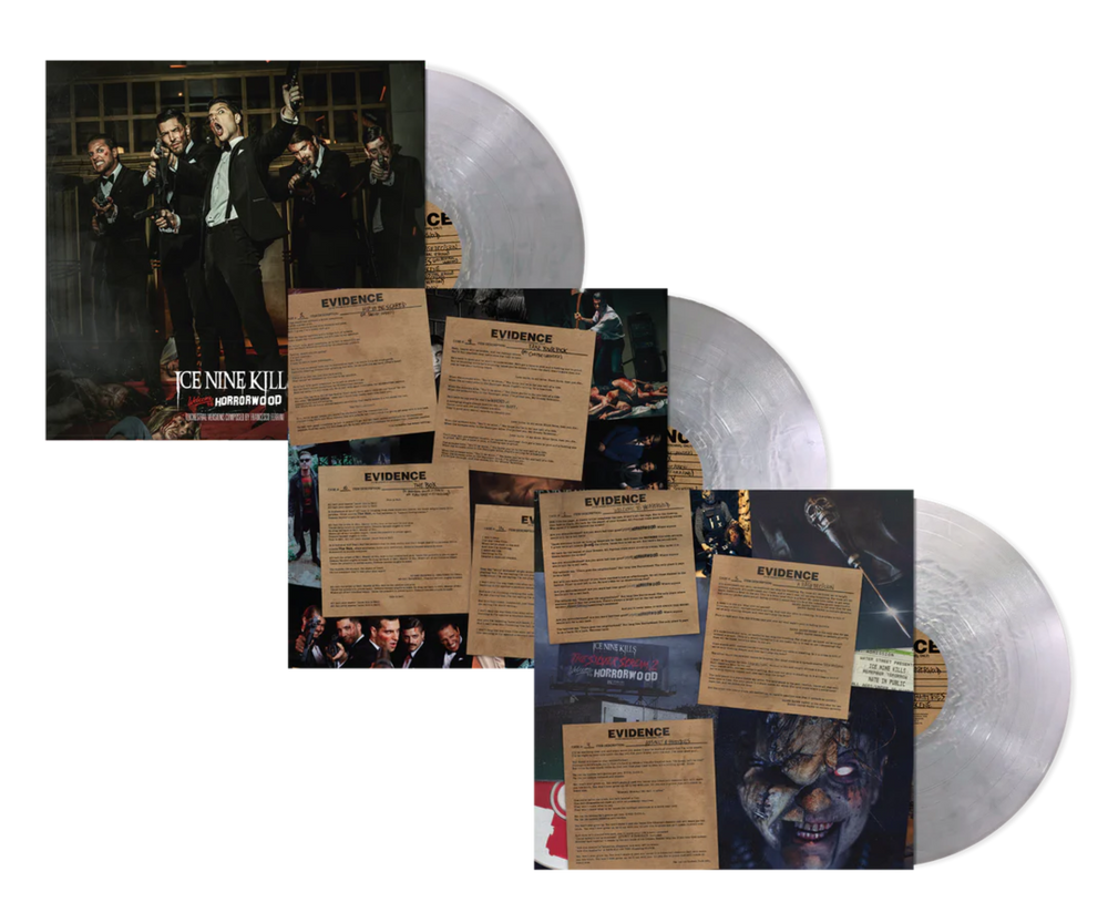 the album cover for Ice Nine Kills - Welcome To Horrorwood: Under Fire (Deluxe Edition) [3xLP 