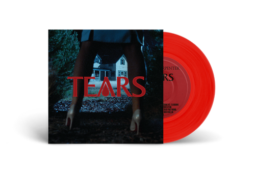 the album cover for Sabrina Carpenter - Tears [Indie Exclusive Red 7 inch Single]