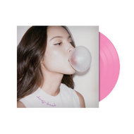 the album cover for Olivia Rodrigo - drop dead [chewing gum pink]