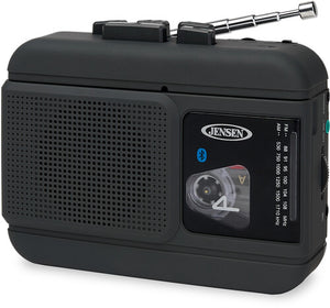 Jensen MCR-60 Personal Portable Cassette Player/Recorder (Black)