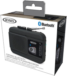 Jensen MCR-60 Personal Portable Cassette Player/Recorder (Black)