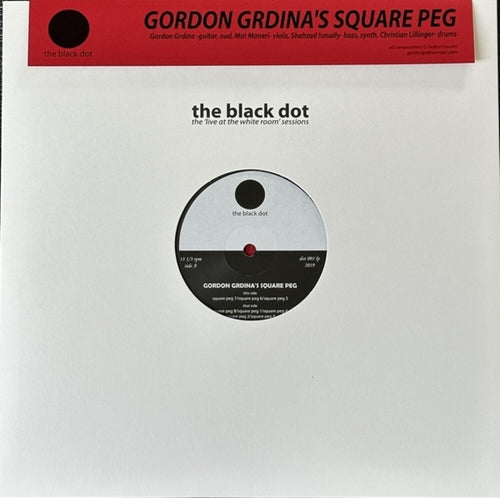 the album cover for Gord Grdina - Live At The White Room (Can)