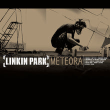 Linkin Park Meteora album cover featuring artist with spray paint - Vinyl & CDs at Curious Collections Record Store College Station