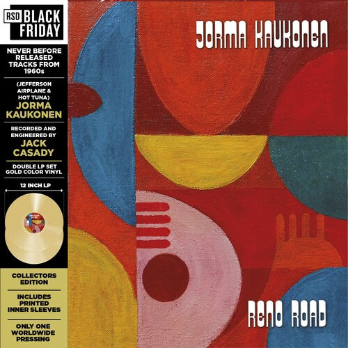 Jorma Kaukonen * Reno Road: Unleased Tracks From The 60's [Colored 2 LP]