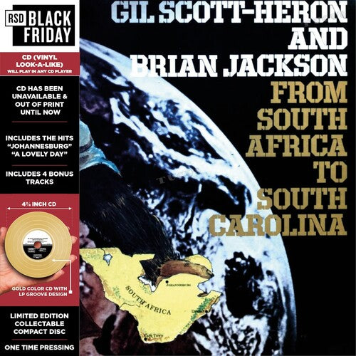 Gil Scott-Heron & Brian Jackson * From South Africa To South Carolina [New CD]