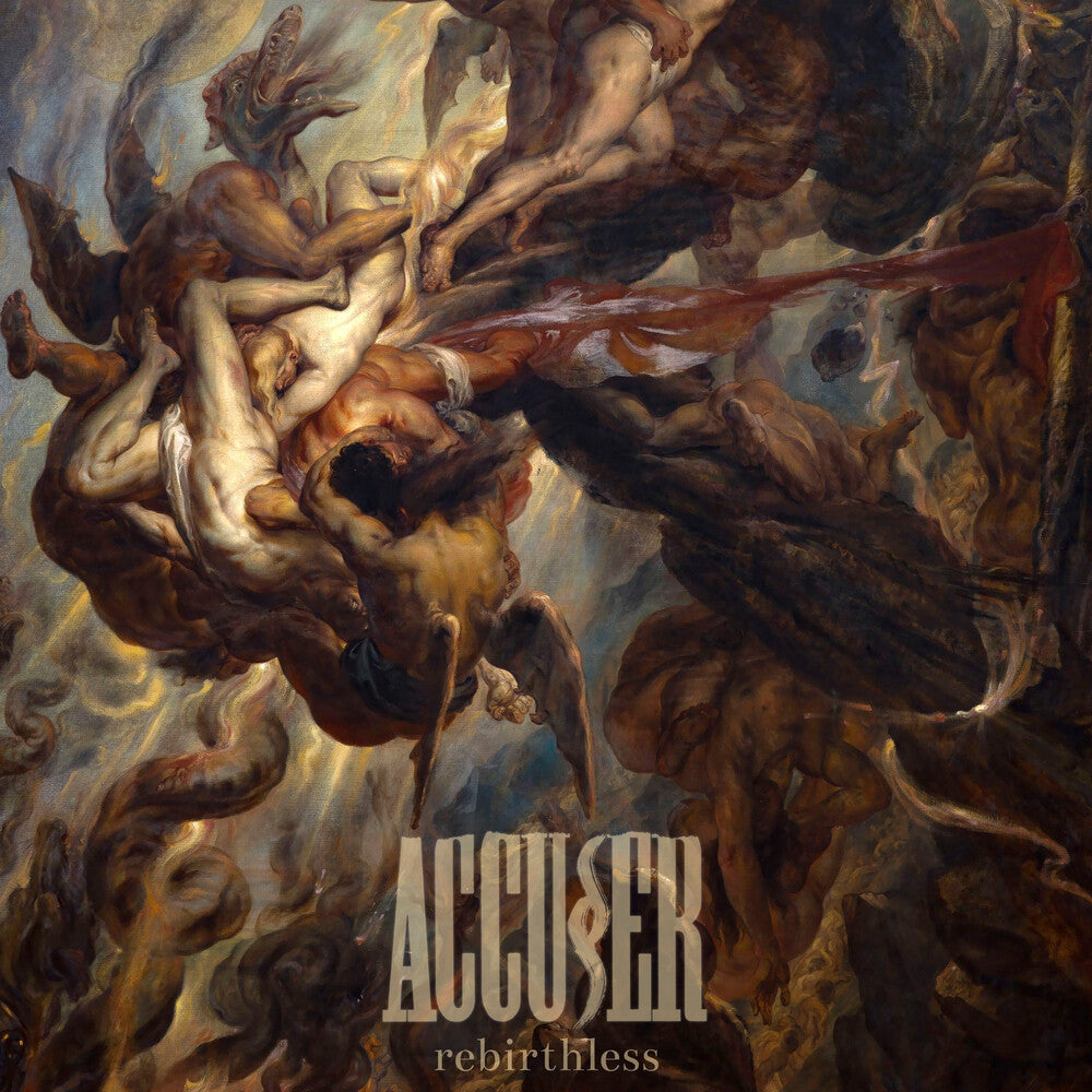 the album cover for Accuser - Rebirthless (Uk)