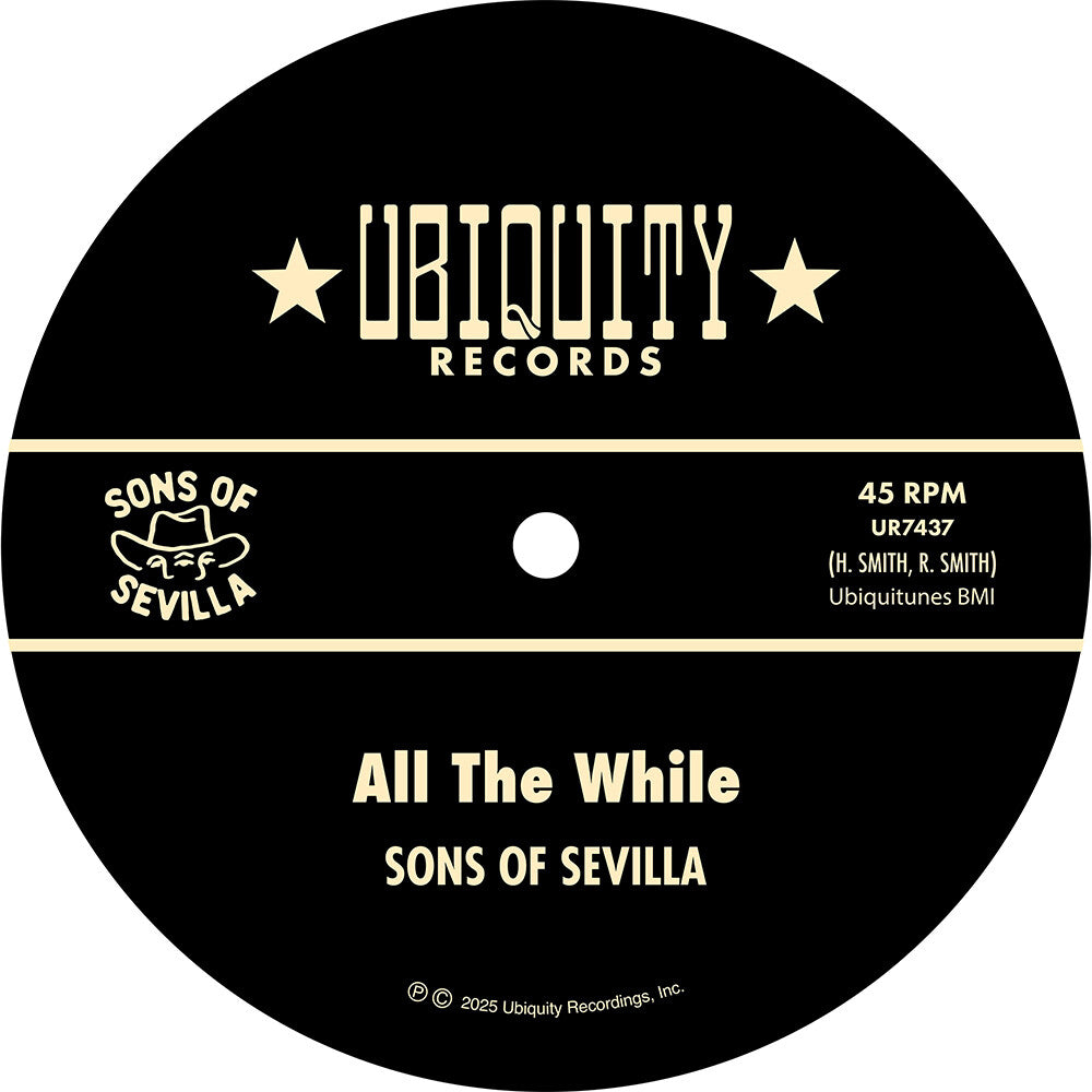 the album cover for Sons of Sevilla - All The While 