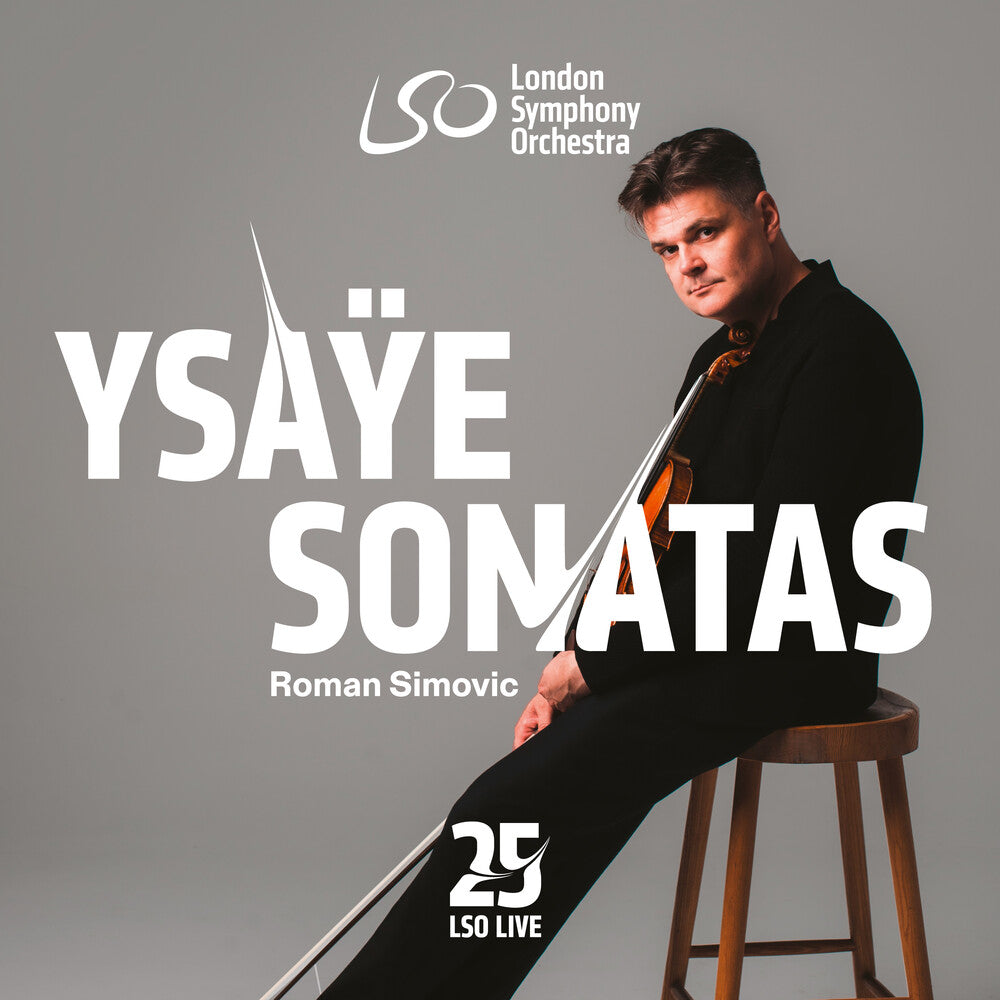 Roman Simovic * Ysaye: Six Sonatas for Solo Violin [New LP]