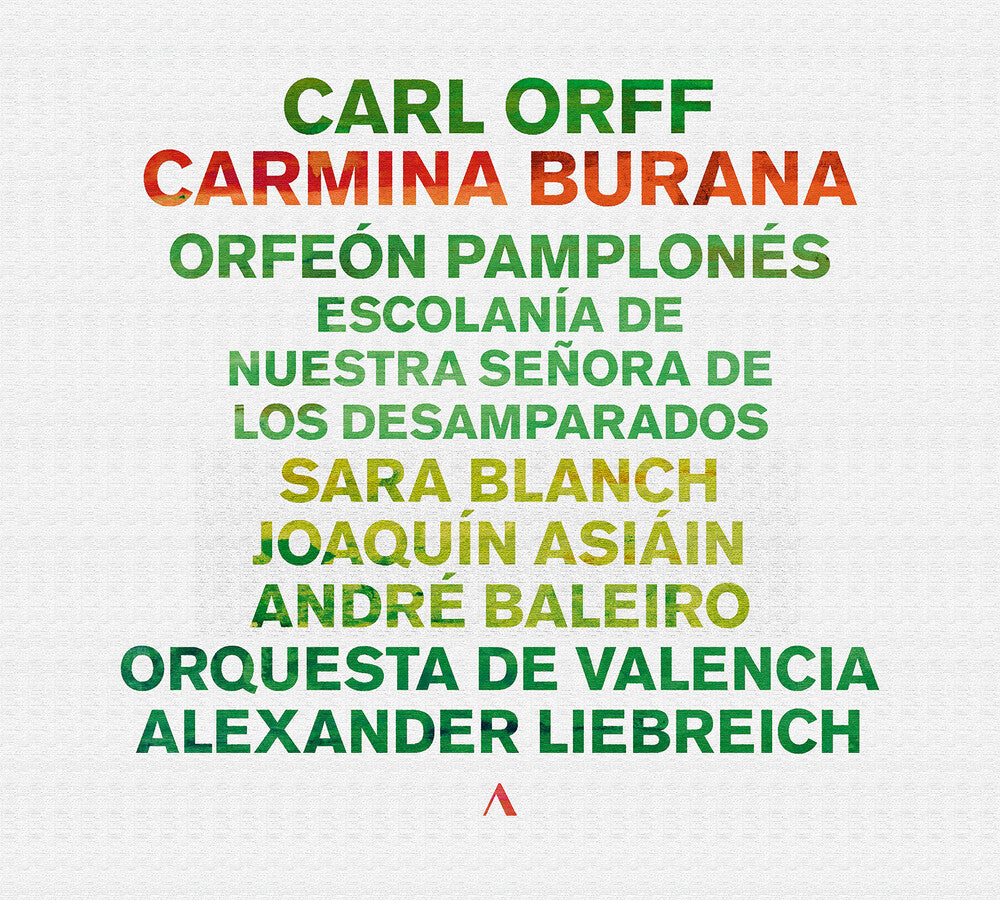 Pre-Order: Pamplones, Orfeon * Carl Orff: Carmina Burana [New CD]