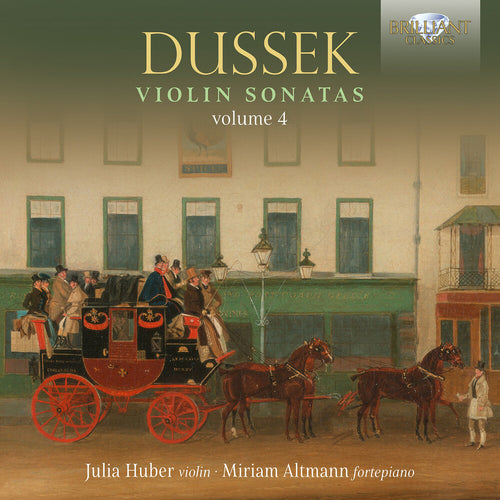 Pre-Order: Julia Huber * Dussek: Vn Sons Vol. 4 [New CD]