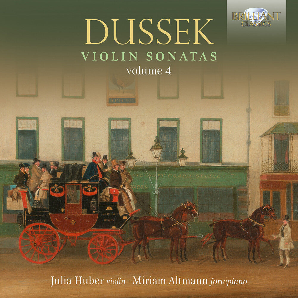 Pre-Order: Julia Huber * Dussek: Vn Sons Vol. 4 [New CD]