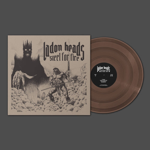 the album cover for Ladon Heads - Steel For Fire - Brown (Brwn) [Colored Vinyl] [Limited Edition]