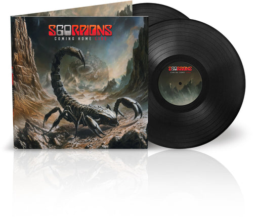 the album cover for The Scorpions - Coming Home Live [Deluxe Edition 2CD]