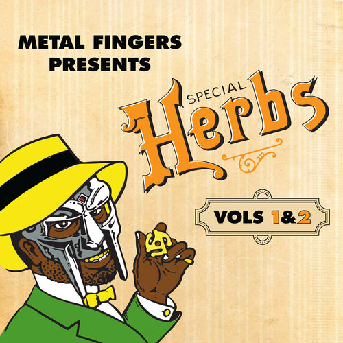 MF DOOM * Metal Fingers Presents: Special Herbs Vol. 1 & 2 [Mustard Yellow LP]