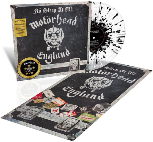 Motörhead * No Sleep At All (Blk) [Clear Vinyl] (Wht) (Aniv) (Spla)