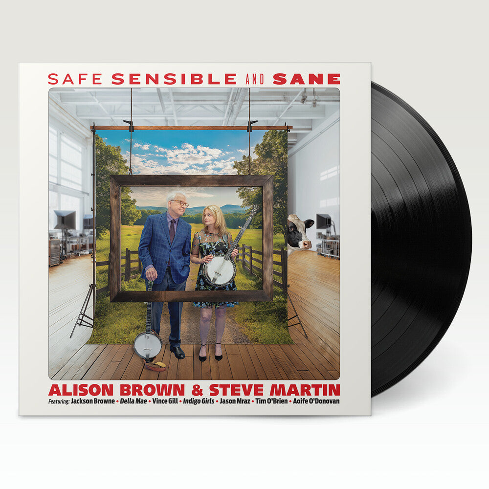 Alison Brown & Steve Martin * Safe, Sensible and Sane [Classic Black vinyl with 12 page booklet]