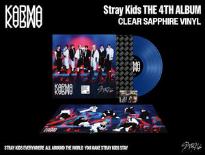 Stray Kids * KARMA [CLEAR SAPPHIRE VINYL]