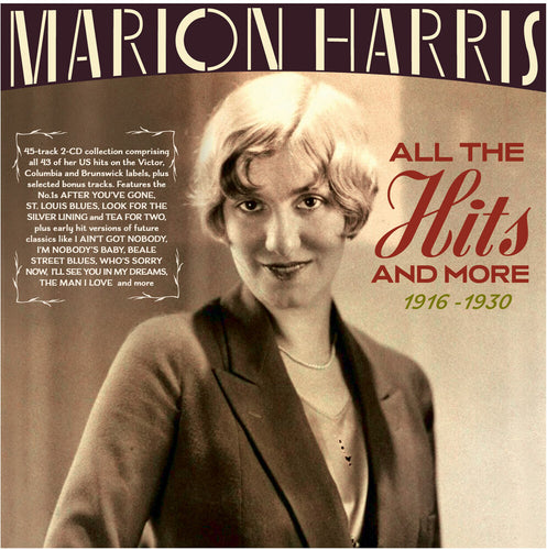 Pre-Order: Marion Harris * All The Hits And More 1916-1930 [New CD]