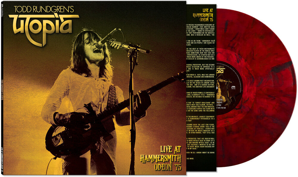 Todd Rundgren's Utopia * Live at Hammersmith Odoen '75 [Red Marble LP]
