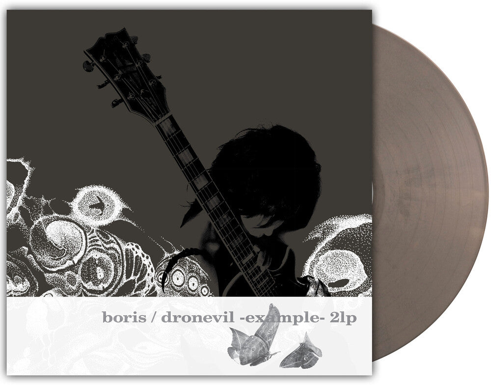the album cover for Boris - Dronevil -Example- (20th Anniversary Reissue) [Gun Metal Grey Marble	]