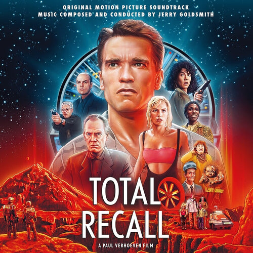 Jerry Goldsmith  (Cvnl) (Gate) (Red) * Total Recall - O.S.T. [Clear Vinyl] (Gate) (Red)