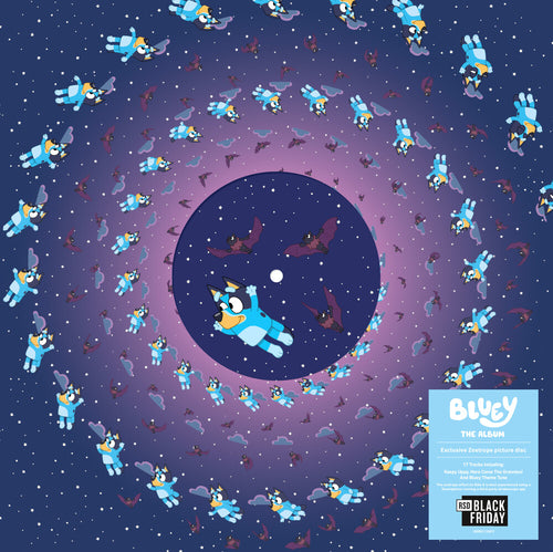the album cover for Bluey - Bluey The Album - Limited Edition Picture Disc [RSD Black Friday 2025]
