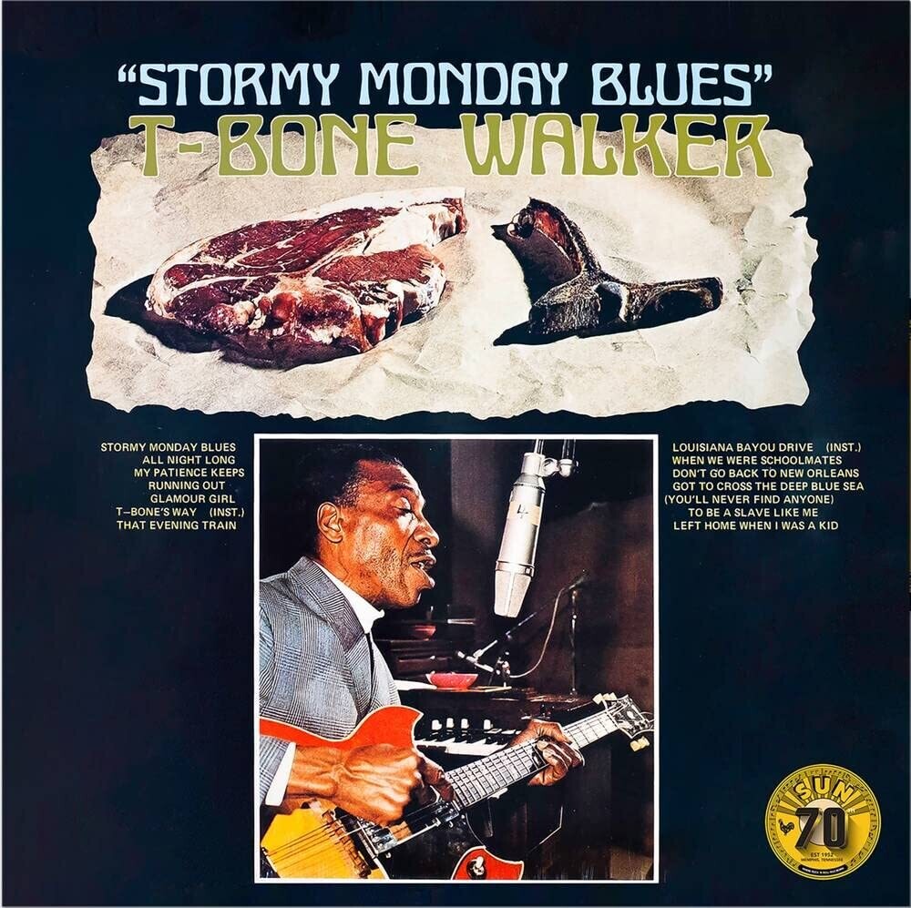 the album cover for T-Bone Walker - Stormy Monday Blues [RSD Essential Indie Colorway White LP]