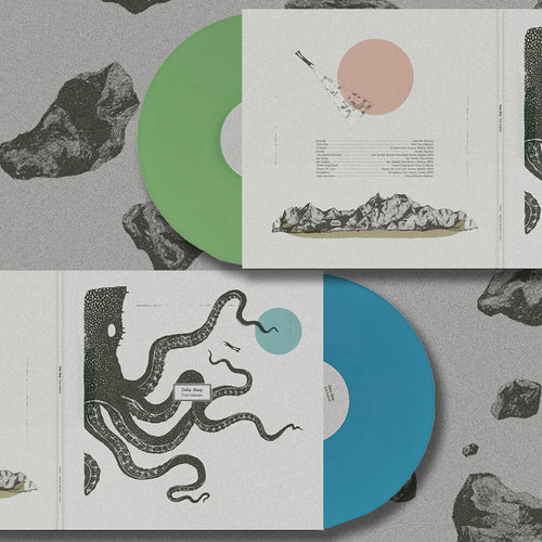 the album cover for Delta Sleep - Twin Galaxies: 10 Year Anniversary (Blue) [Colored Vinyl]