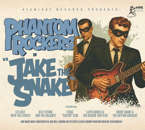 the album cover for Phantom Rockers V2: Jake The Snake / Various - Phantom Rockers V2: Jake The Snake / Various