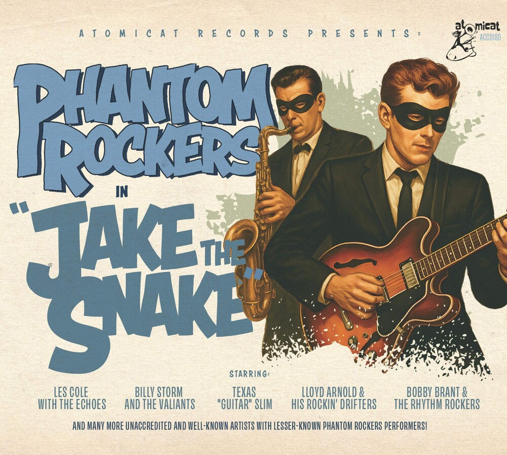 the album cover for Phantom Rockers V2: Jake The Snake / Various - Phantom Rockers V2: Jake The Snake / Various
