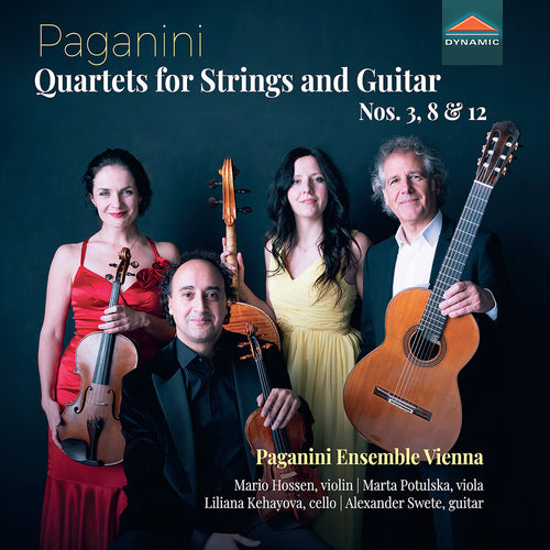Pre-Order: Paganini Ensemble Vienna * Nicolo Paganini: Qrts For Strsand Guitar Nos. 3 Op [New CD]