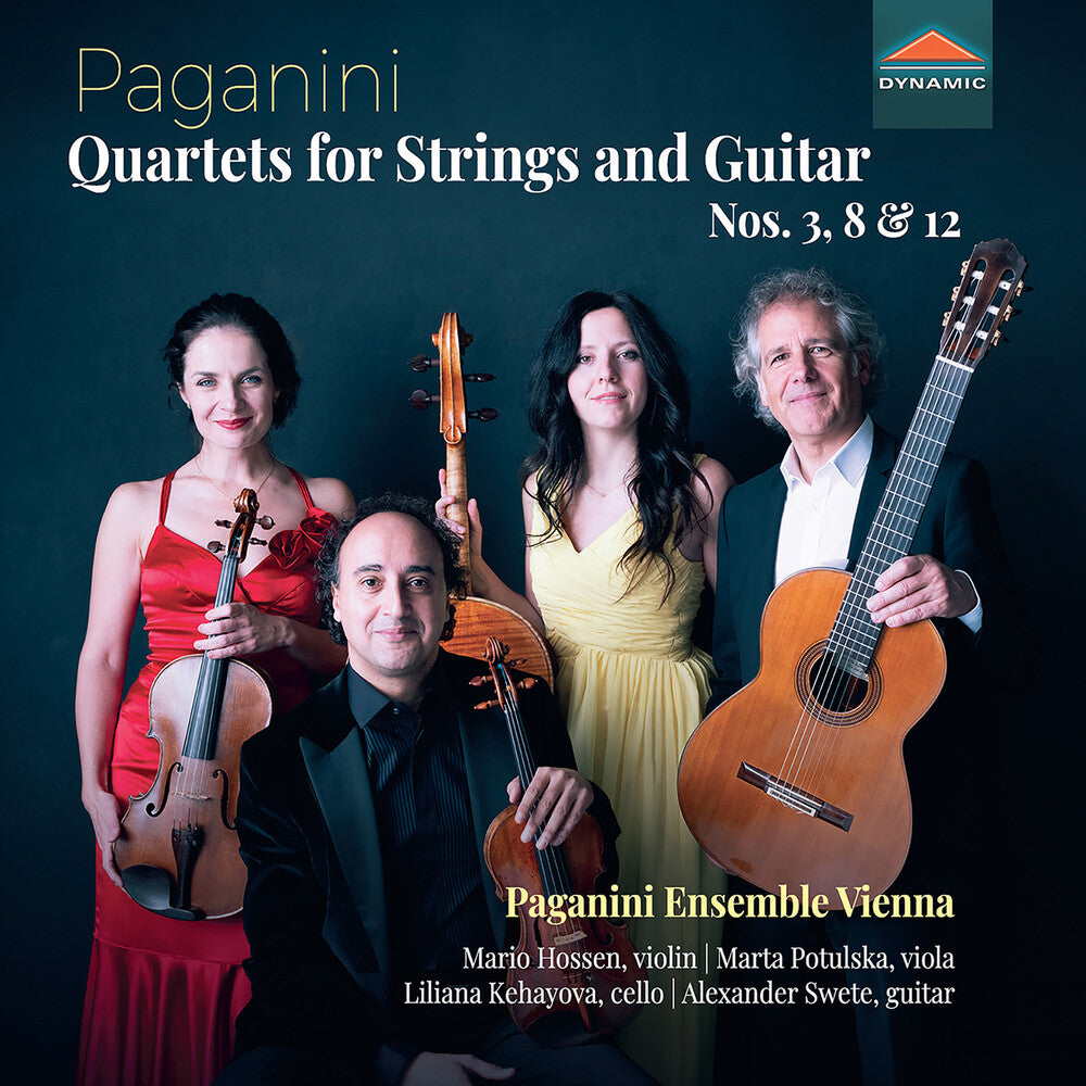 Pre-Order: Paganini Ensemble Vienna * Nicolo Paganini: Qrts For Strsand Guitar Nos. 3 Op [New CD]