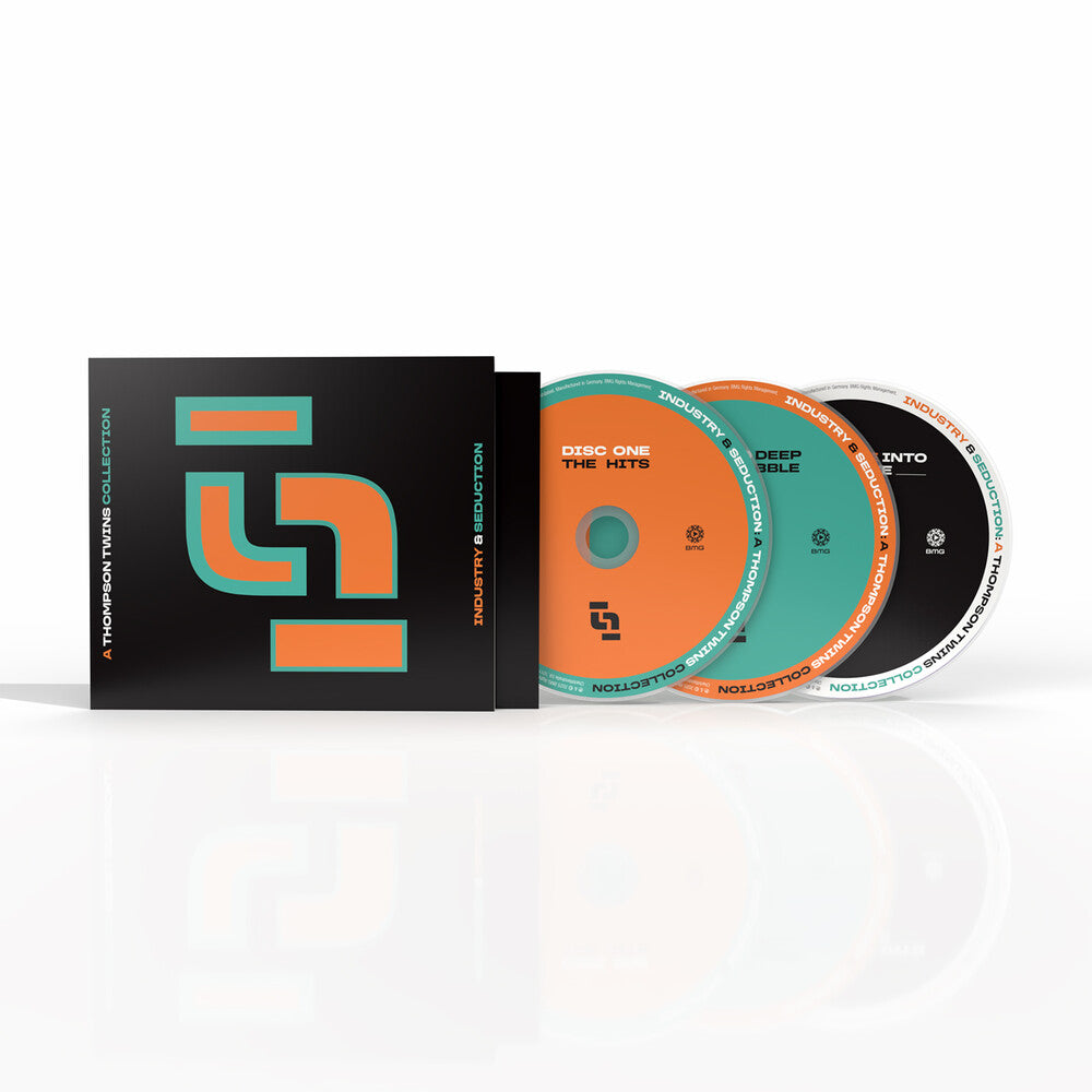 the album cover for Thompson Twins - Industry & Seduction: A Thompson Twins Collection